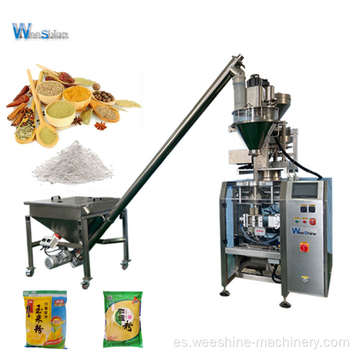 Máquina de envasado de especias de harina de producción completa